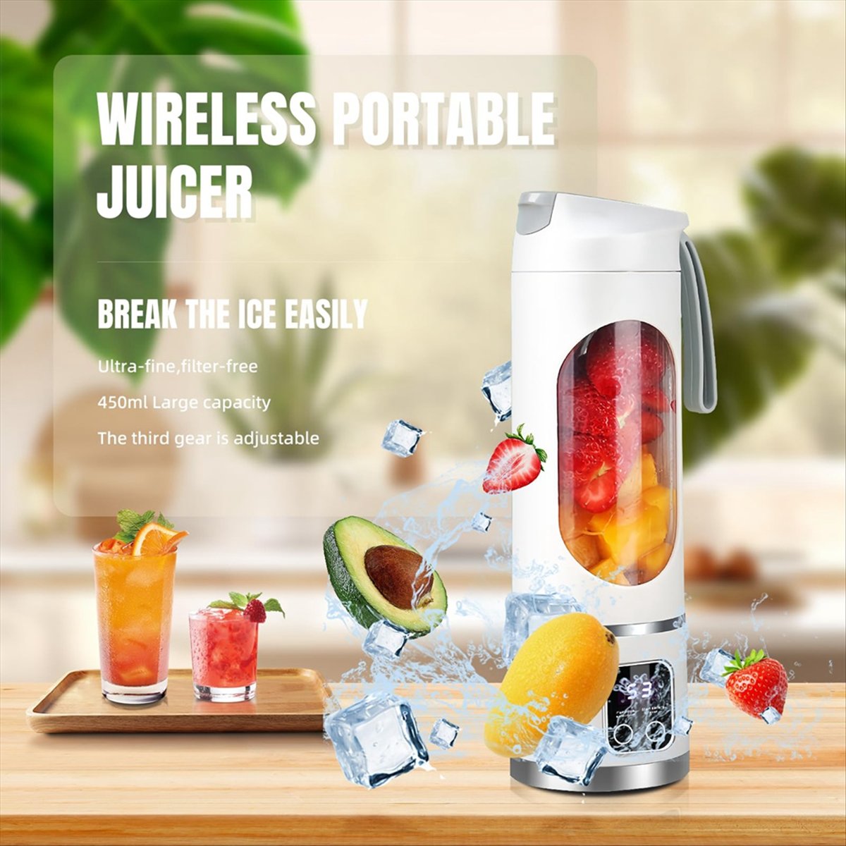 A20M USB recarregável portátil - Portable Blender Usb Rechargeable avaliação e preço